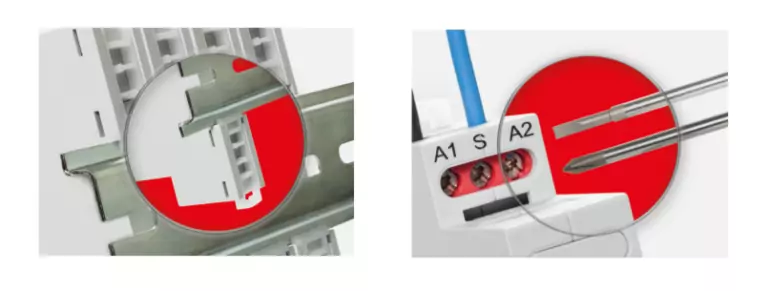 монтаж реле Relpol RPB